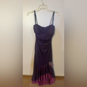 Cute purple mini dress
